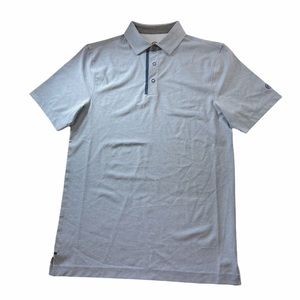 Champion Polo T-Shirt Athletic Golf Small Gray Small